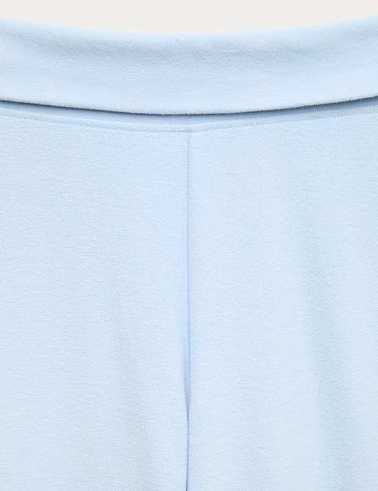 Cosy Fold Over Waist Wide Leggings (6-16 Yrs)