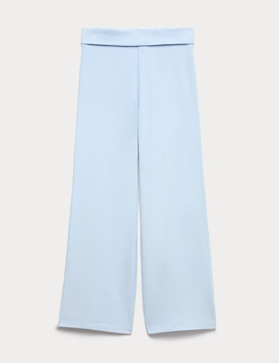 Cosy Fold Over Waist Wide Leggings (6-16 Yrs)