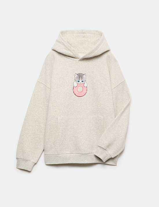 Cotton Rich Mofusand Graphic Hoodie