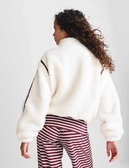 Quarter Zip Borg Fleece Sweatshirt (6-16 Yrs)