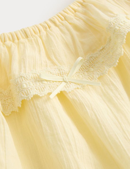 Pure Cotton Frill Top (6-16 Yrs)