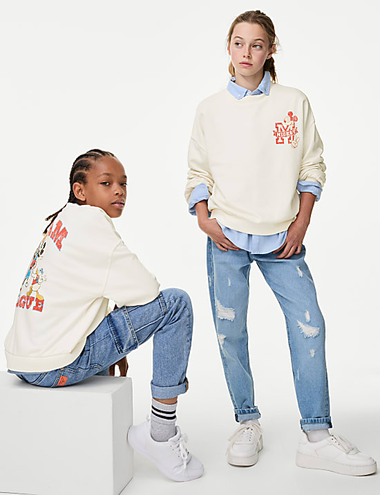 Cotton Rich Mickey Mouse™ Sweatshirt (6-16 Yrs)