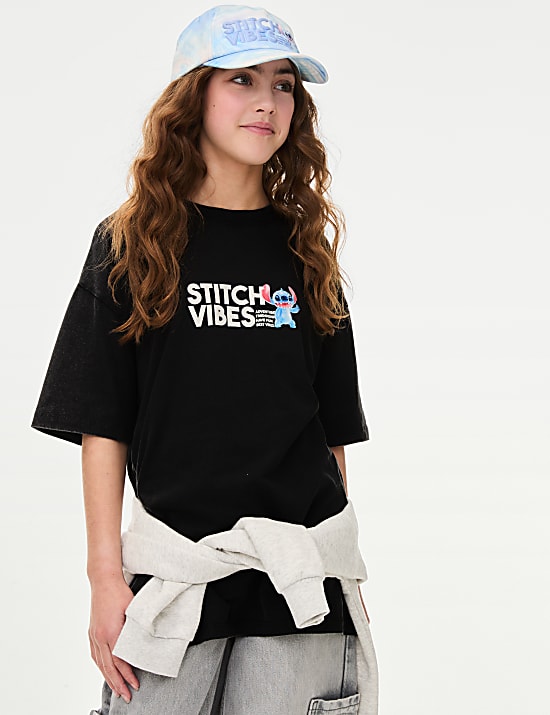 Pure Cotton Lilo and Stitch&trade; T-Shirt (2-16 Yrs)