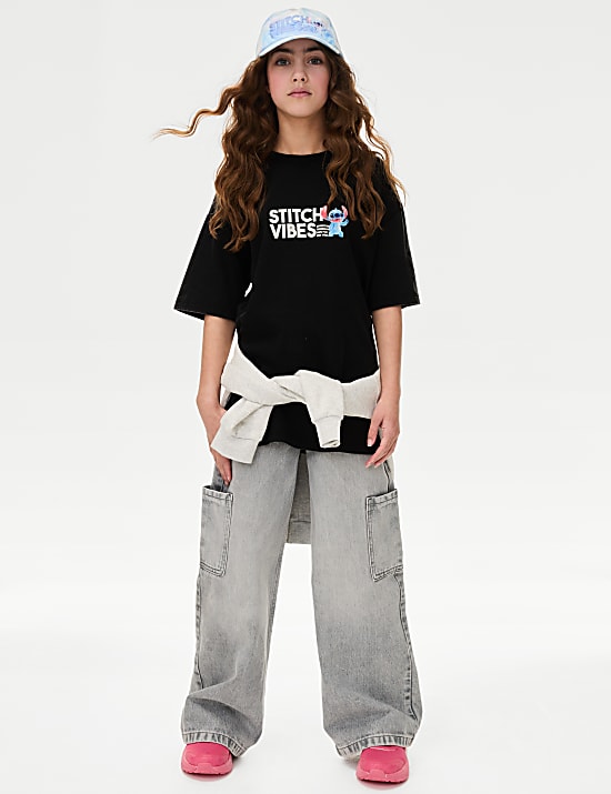 Pure Cotton Lilo and Stitch&trade; T-Shirt (2-16 Yrs)