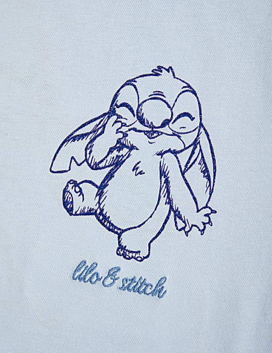 Pure Cotton Lilo & Stitch&trade; Glitter T-Shirt (6-16 Yrs)