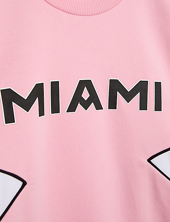 Pure Cotton Inter Miami Sweatshirt (6-16 Yrs)