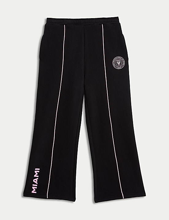 Pantalones deportivos de pata ancha en algod&oacute;n Inter Miami (6-16 a&ntilde;os)