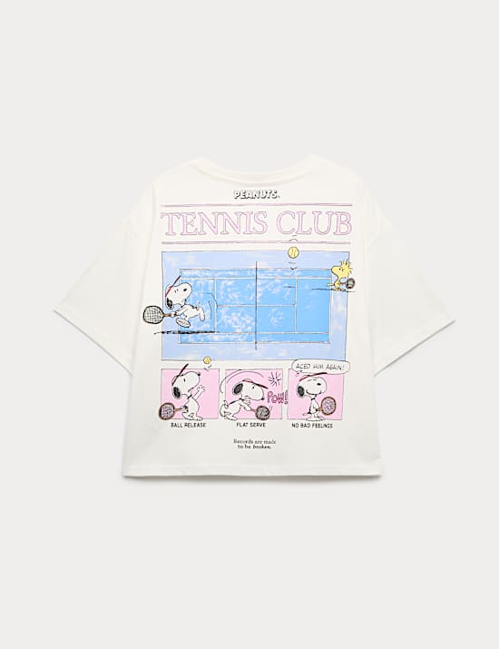 Pure Cotton Snoopy&trade; Graphic T-Shirt (6-16 Years)