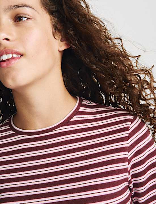 Cosy Striped Long Sleeve Top (6-16 Yrs)