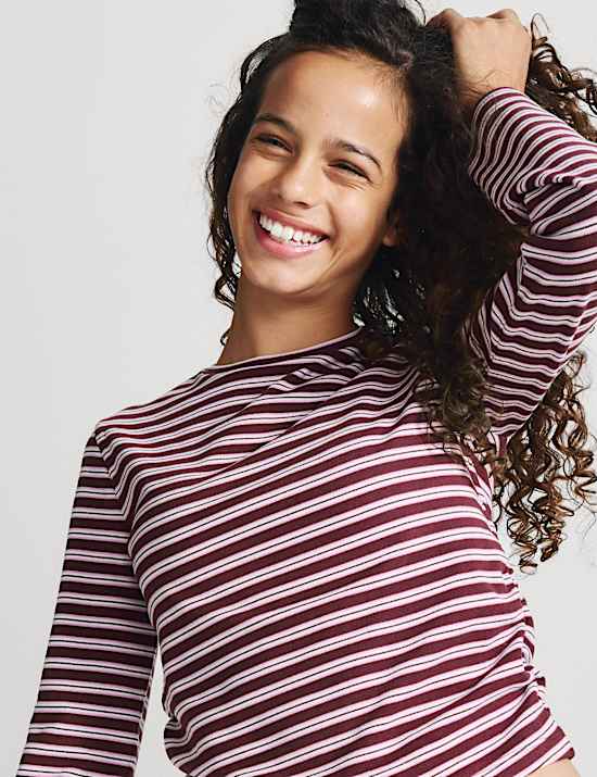 Cosy Striped Long Sleeve Top (6-16 Yrs)