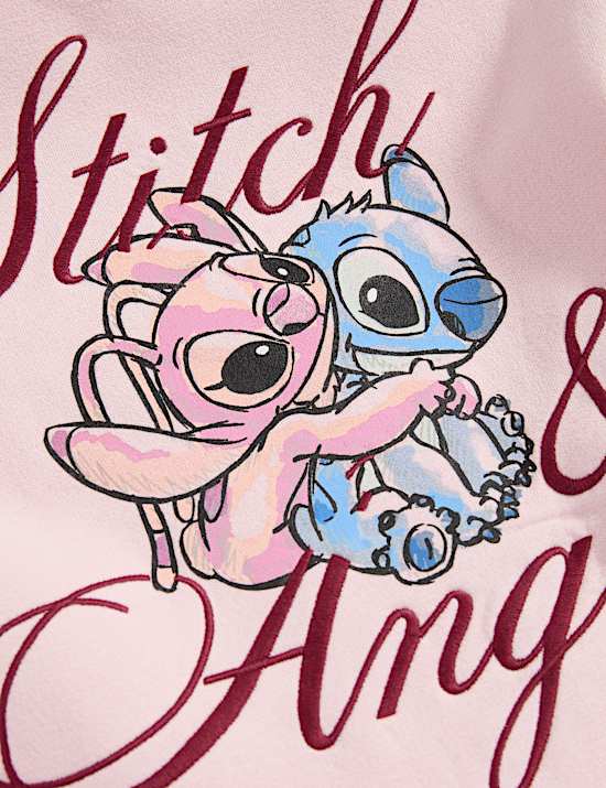 Sweatshirt mit hohem Baumwollanteil und Lilo & Stitch™ Motiv (2–16 J.)
