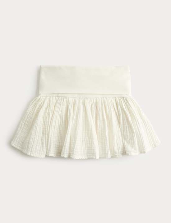Mini-Skort mit hohem Baumwollanteil und &Uuml;berschlag (6&ndash;16 Jahre)