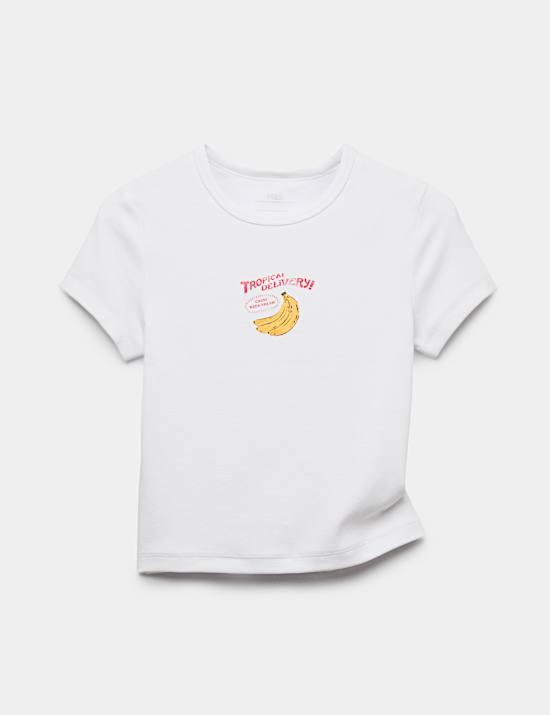 Cotton Rich Banana Baby T-Shirt (6-16 Yrs)