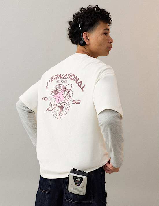 Camiseta 100 % algod&oacute;n estampada de Percy Pig&trade; (6-16 a&ntilde;os)