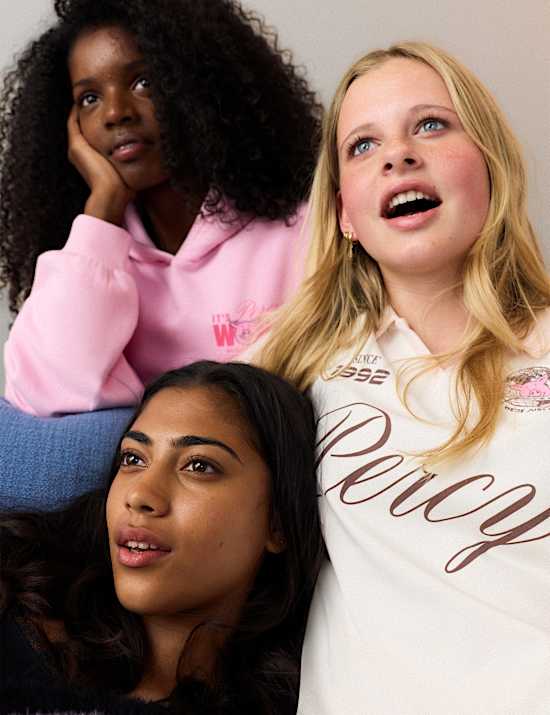 Cotton Rich Percy Pig&trade; Cropped Rugby Top (6-16 Yrs)
