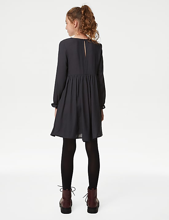 Jurk met volant (6-16 jaar)