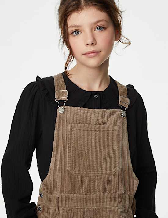Pinafore Katun Murni (6-16 Thn)