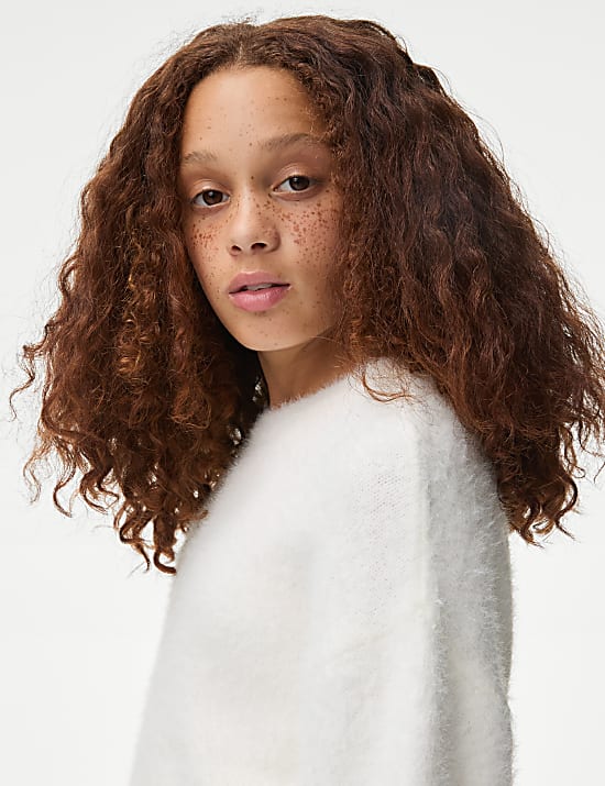 Fluffy Knitted Jumper (6-16 Yrs)