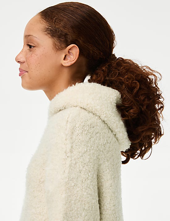Boucle Knit Hoodie (6-16 Yrs)