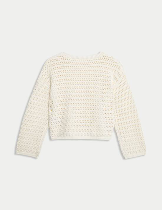 Cotton Rich Knitted Jumper (6-16 Yrs)