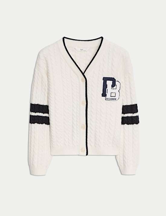 Varsity Oversized Cardigan (6-16 Yrs)