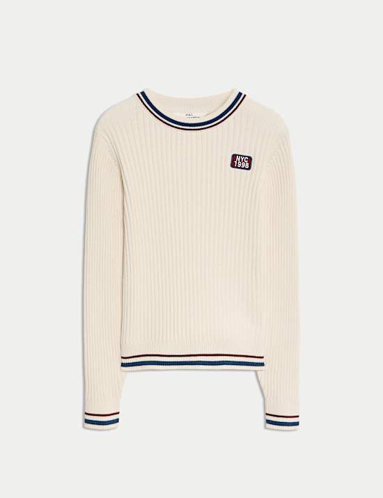 Pure Cotton Jumper (6-16 Yrs)