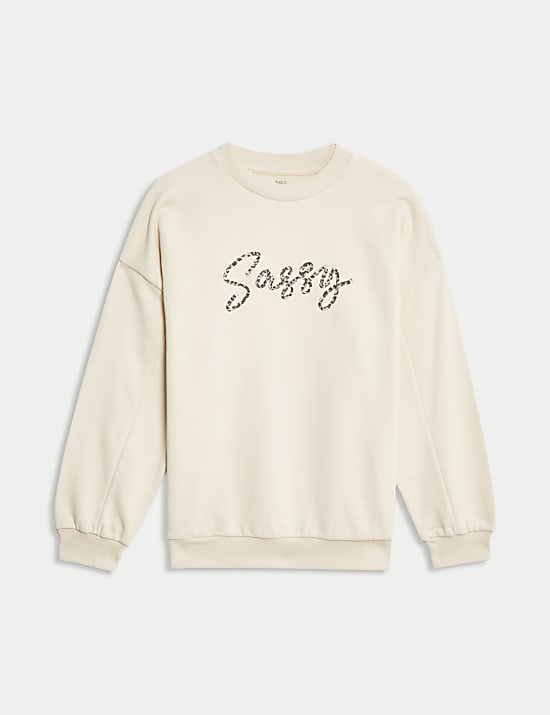 Cotton Rich Sassy Sweatshirt (6-16 Yrs)