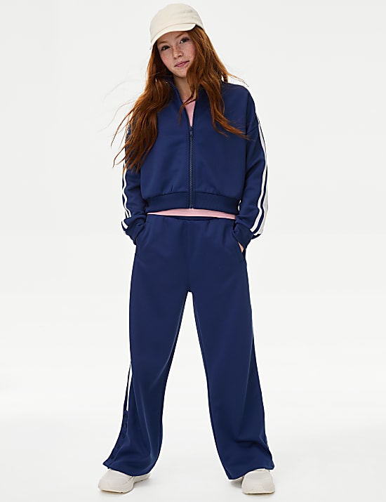 Veste de survêtement zippée à rayures (du 6 au 16 ans)