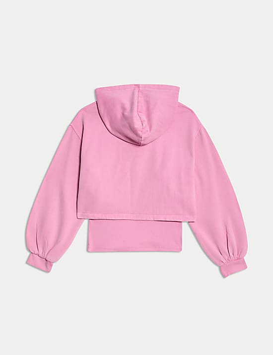 2pc Cotton Rich Vest & Hoodie (6-16 Yrs)