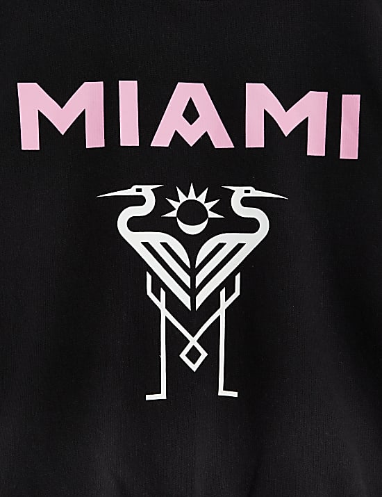 Sweat-shirt 100 % coton Inter Miami (du 6 au 16 ans)