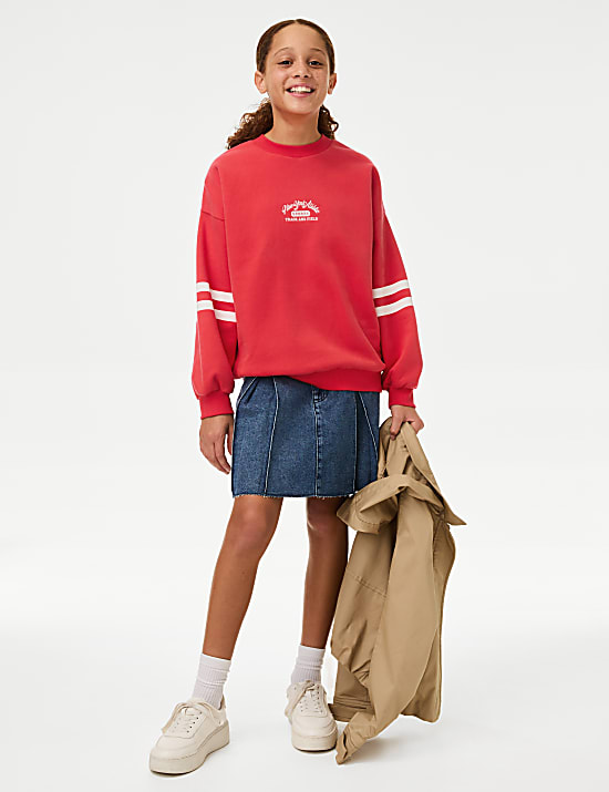 Sweat-shirt en coton (du 6 au 16 ans)