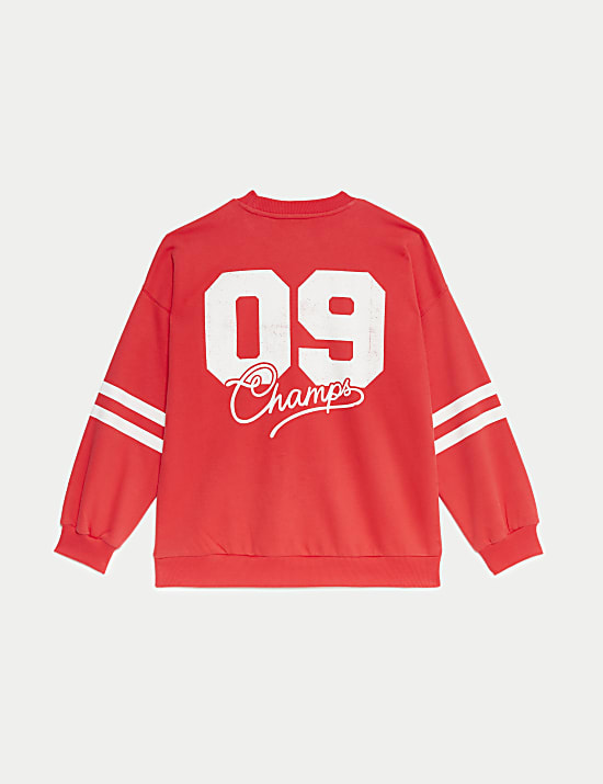 Sweat-shirt en coton (du 6 au 16 ans)