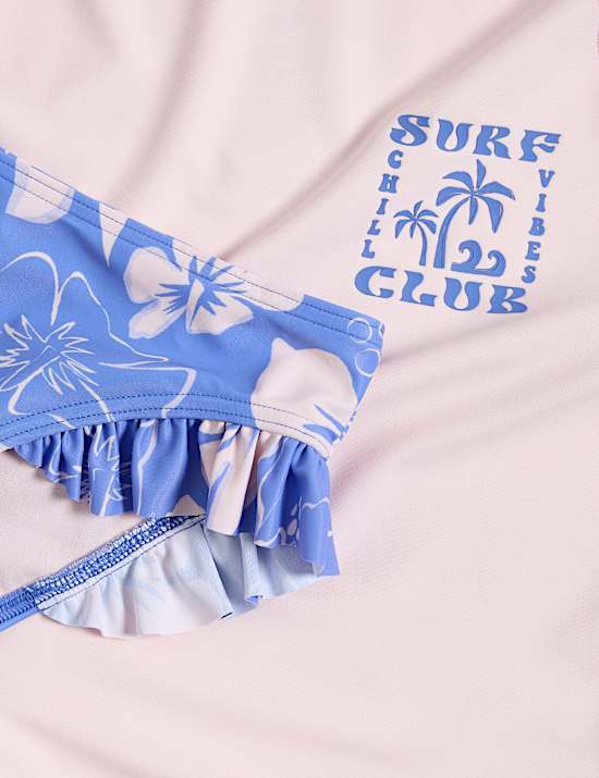 3pc Patterned Swim Set (6-16 Yrs)