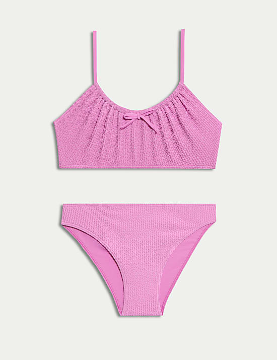 Glitter Crinkle Halterneck Bikini (6-16 Yrs)