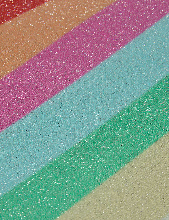 Glitter Striped Swimsuit (6-16 Yrs)