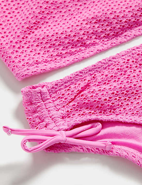 2pc Frill Textured Bikini (6-16 Yrs)