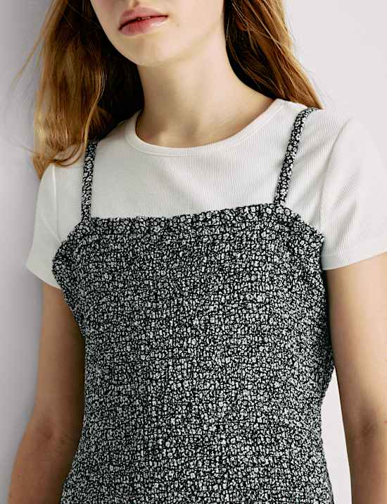Kleid mit Raffungen (6&ndash;16 J.)