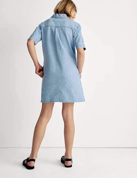 Gaun Denim (6-16 Thn)