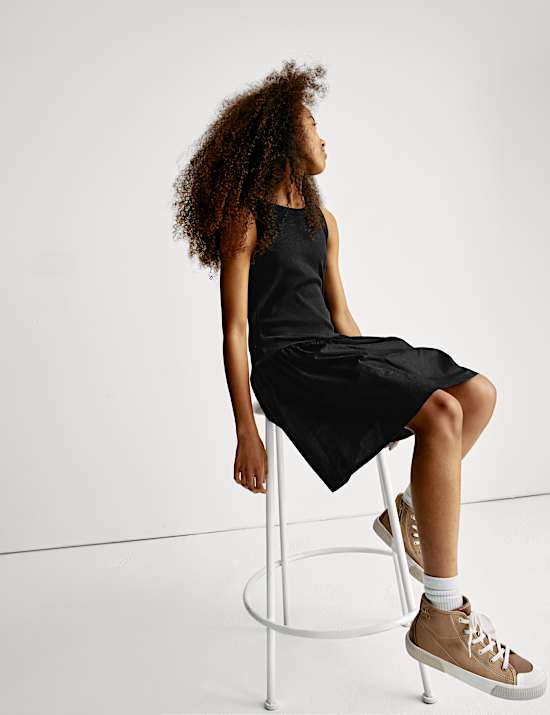 Cotton Rich Ribbed Dress (2-16 Yrs)