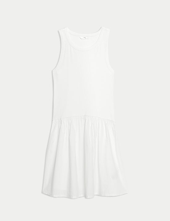 Cotton Rich Ribbed Dress (2-16 Yrs)
