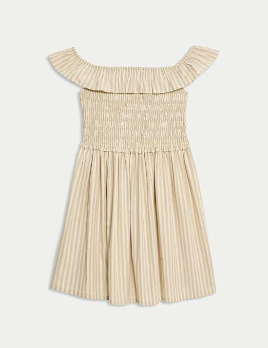 Pure Cotton Striped Dress (6-16 Yrs)