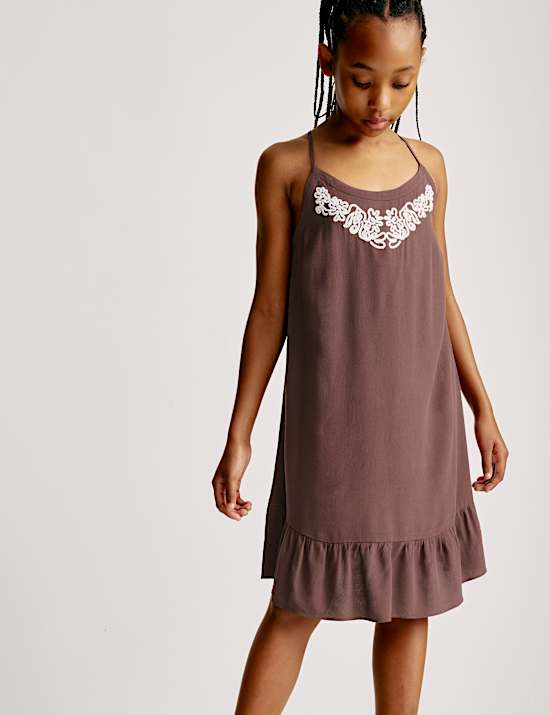 Embroidered Dress (6-16 Yrs)
