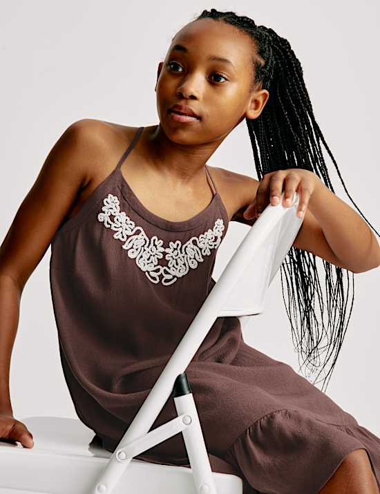 Embroidered Dress (6-16 Yrs)