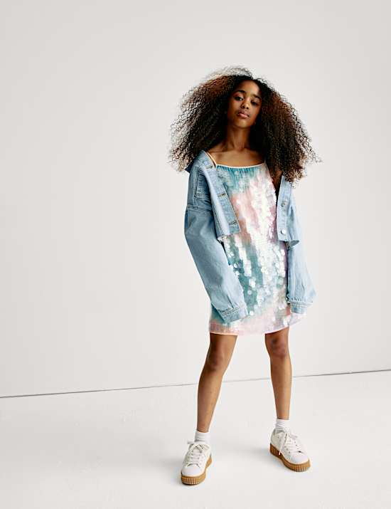 Robe ornée de sequins (du 6&nbsp;au 16&nbsp;ans)