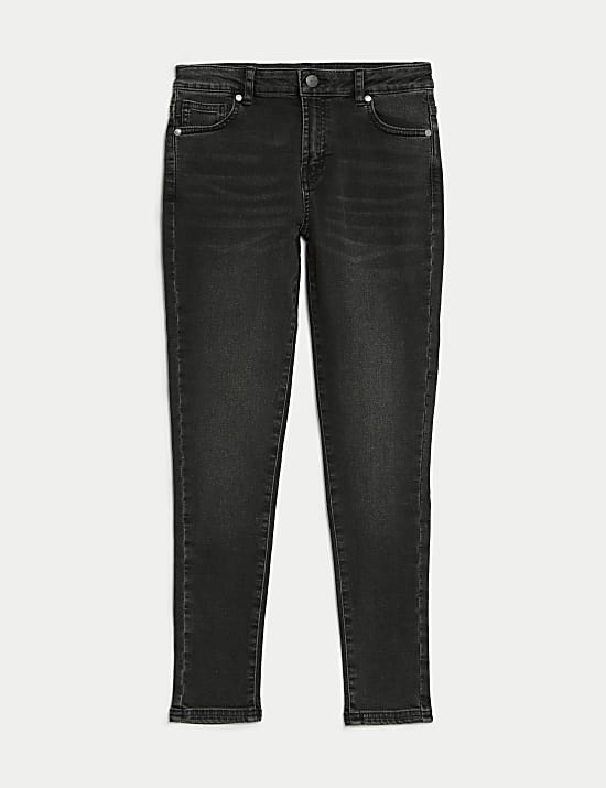 Dżinsy z denimu o kroju skinny fit (6–16 lat)