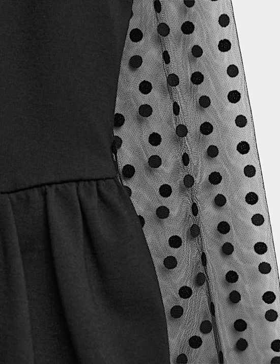 2pc Spotted Halloween Dress (6-16 Yrs)