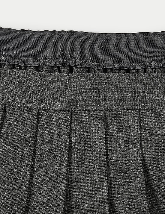 Girls' Easy Dressing Pull On School Skirt (2-16 Yrs)