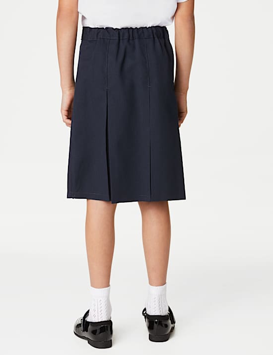 Girls' Permanent Pleats School Skirt (2-16 Yrs)