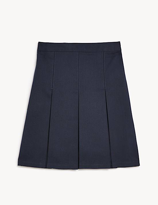Girls' Permanent Pleats School Skirt (2-16 Yrs)