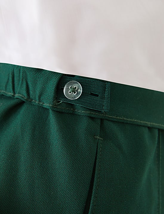 Girls' Permanent Pleats School Skirt (2-16 Yrs)